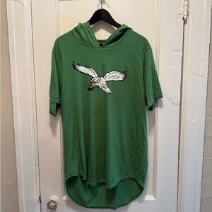 Majestic Threads Jalen Hurts Kelly Green Philadelphia Eagles T-shirt Hoodie